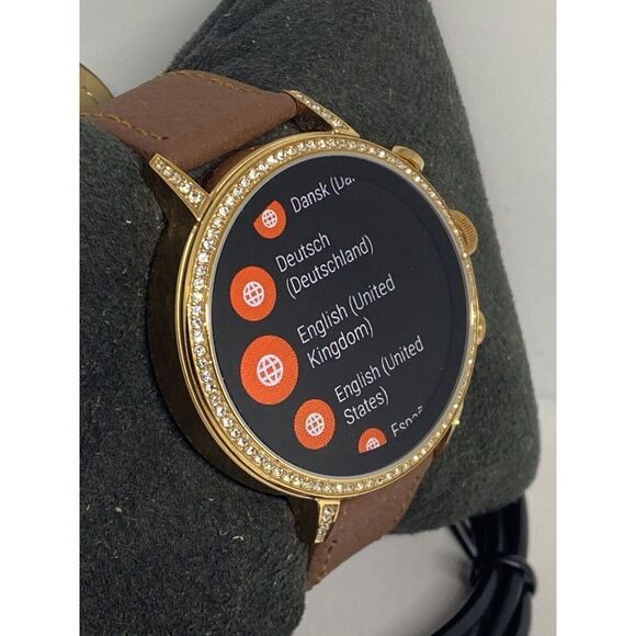 Fossil Gen 4 Authentic Digital Dial Smart Watch Custom Band FTW6011 AB571 - Picture 3 of 10